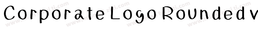 Corporate Logo Rounded ver2 Bd字体转换